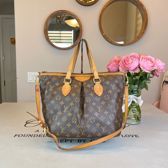 Louis Vuitton Monogram Canvas Palermo PM Shoulder Bag Crossbody